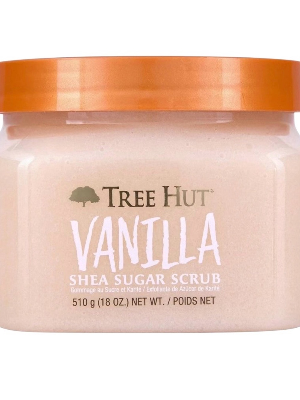Tree Hut Vanilla Shea Sugar Scrub — Peach Jar
